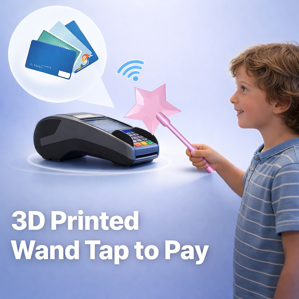 Tap-To-Pay Magic Wand - Contactless Credit Debit Card Holder