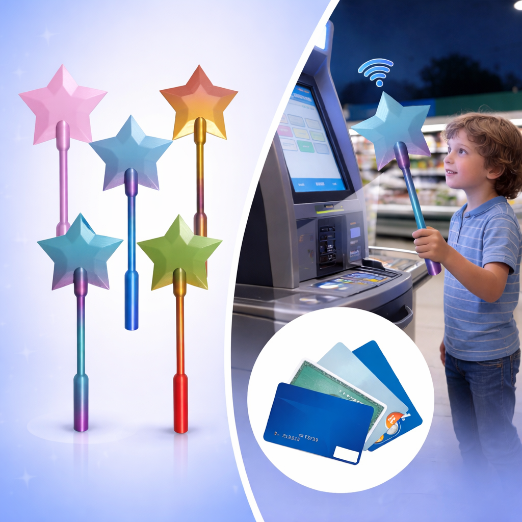Tap-To-Pay Magic Wand - Contactless Credit Debit Card Holder