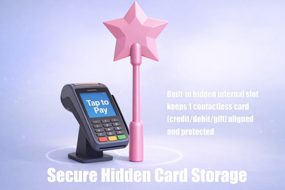 Tap-To-Pay Magic Wand - Contactless Credit Debit Card Holder