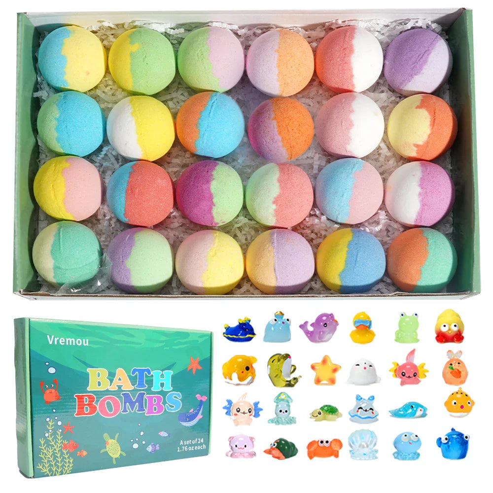 Bath Bombs for Kids with Toys Inside