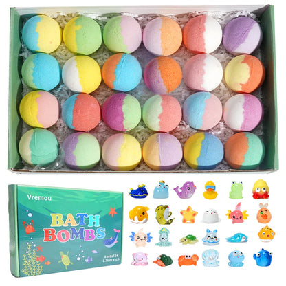 Bath Bombs for Kids with Toys Inside